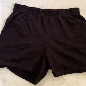 Kids black shorts